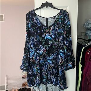 Express Multicolor Paisley Blouse